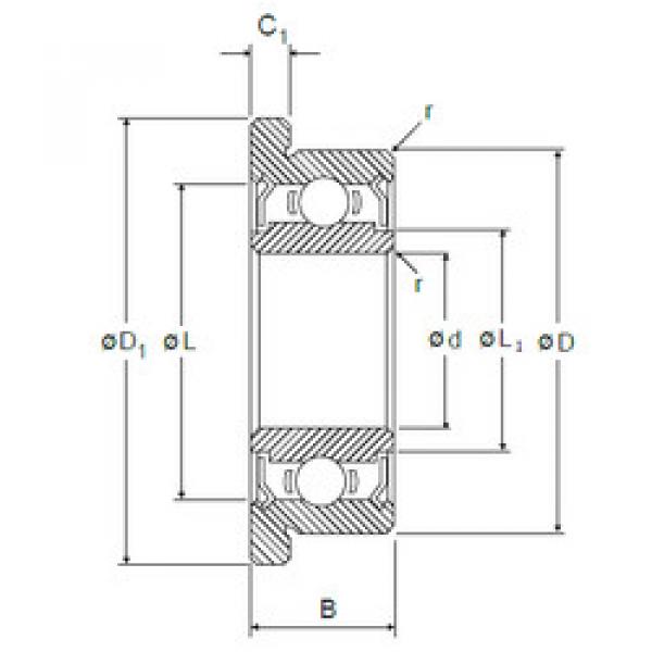 Bearing Original Brand LF-1060ZZ  NMB    #1 image