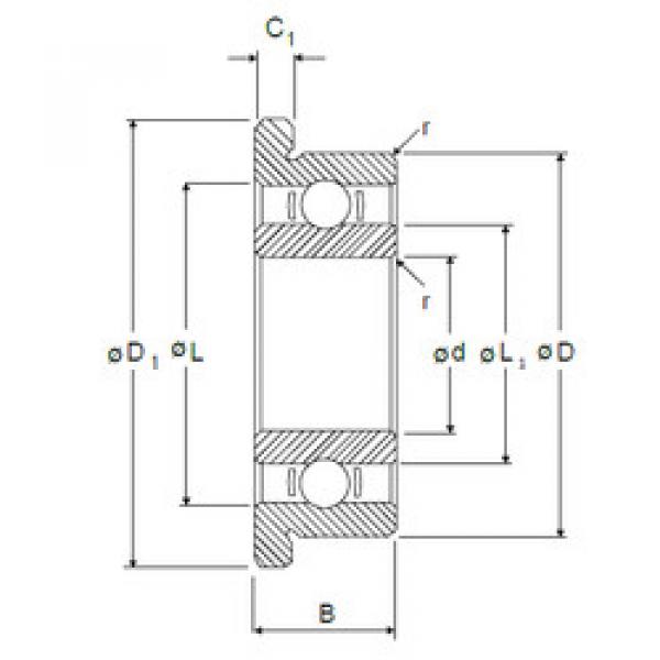 Bearing Original Brand LF-1050  NMB    #1 image