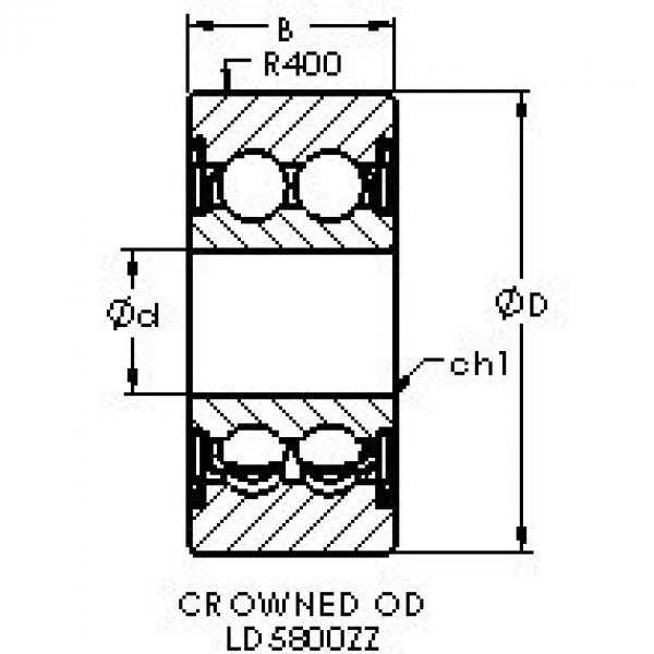 Bearing Original Brand LD5800ZZ  AST    #1 image