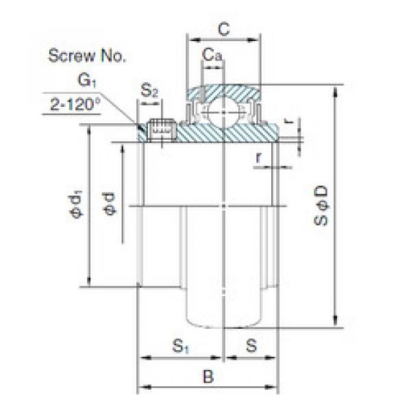 Bearing Original Brand MUC207  NACHI    #1 image