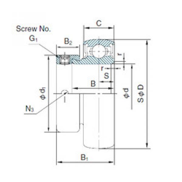 Bearing Original Brand MU005+ER  NACHI    #1 image