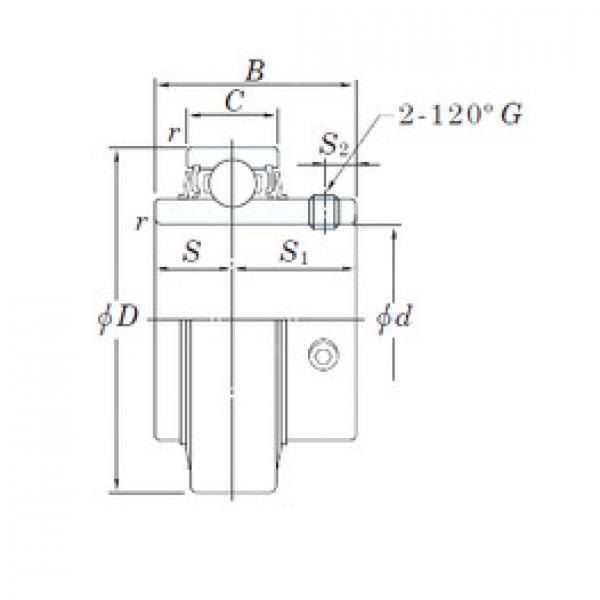 Bearing Original Brand RB205-15  KOYO    #1 image