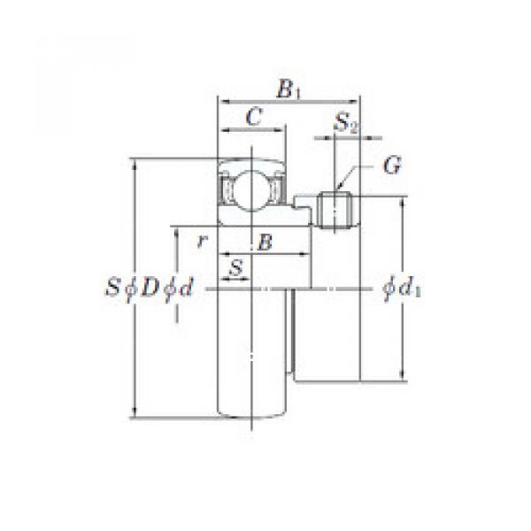 Bearing Original Brand SA202  KOYO    #1 image