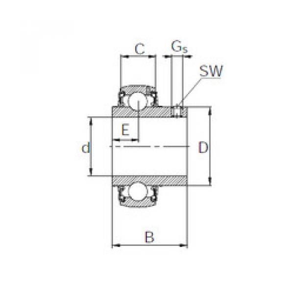 Bearing Original Brand UC204  KBC    #1 image