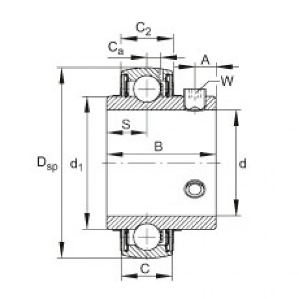 Bearing Original Brand UC201-08  FAG    #1 image