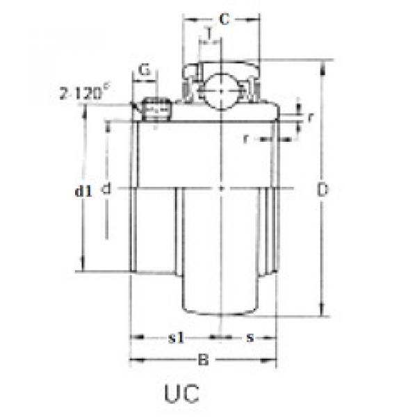 Bearing Original Brand UC202  CRAFT    #1 image