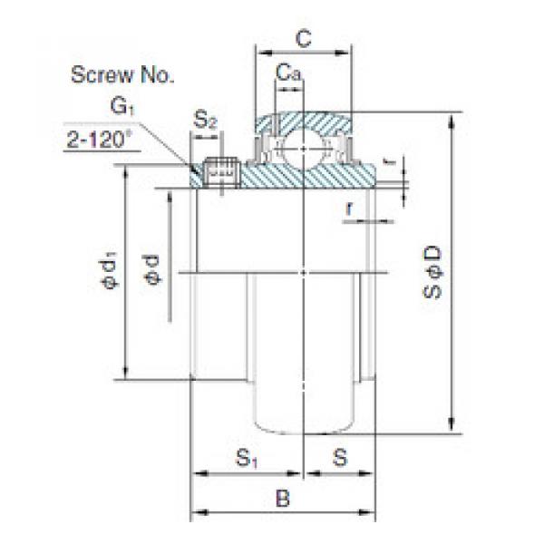 Bearing Original Brand UC211  NACHI    #1 image