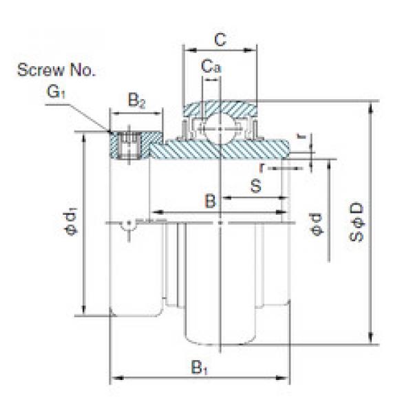 Bearing Original Brand UG204+ER  NACHI    #1 image