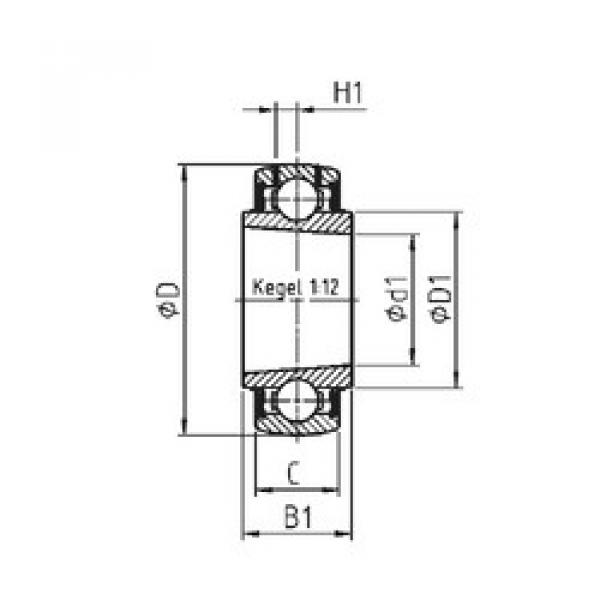 Bearing Original Brand UK206  SNR    #1 image