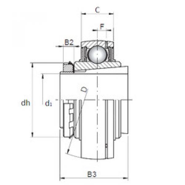 Bearing Original Brand UK209+H2309  ISO    #1 image