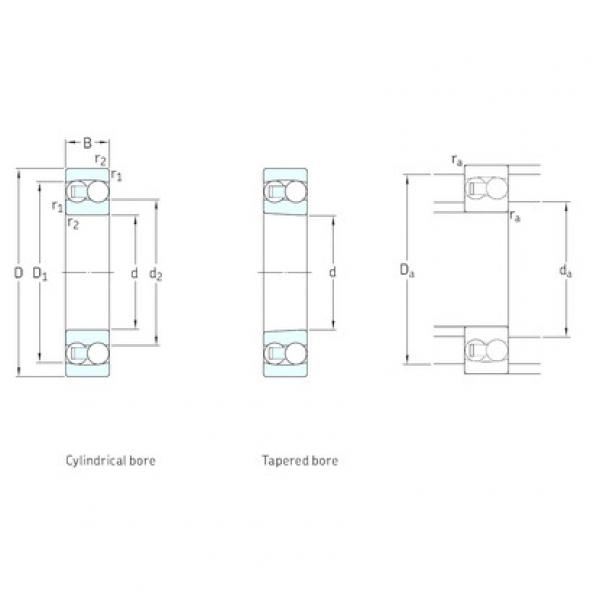 Self-Aligning Ball Bearings 1214ETN9 SKF #1 image