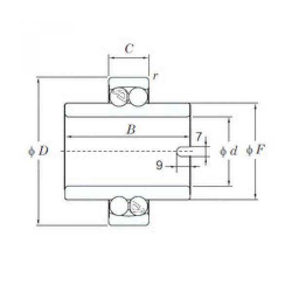 Self-Aligning Ball Bearings 11205 KOYO #1 image