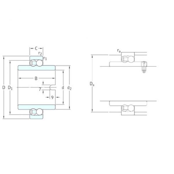 Self-Aligning Ball Bearings 11208TN9 SKF #1 image