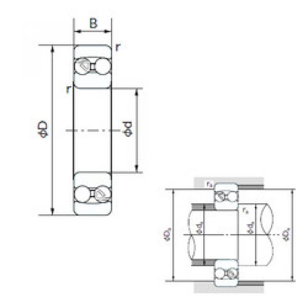 Self-Aligning Ball Bearings 1203 NACHI #1 image