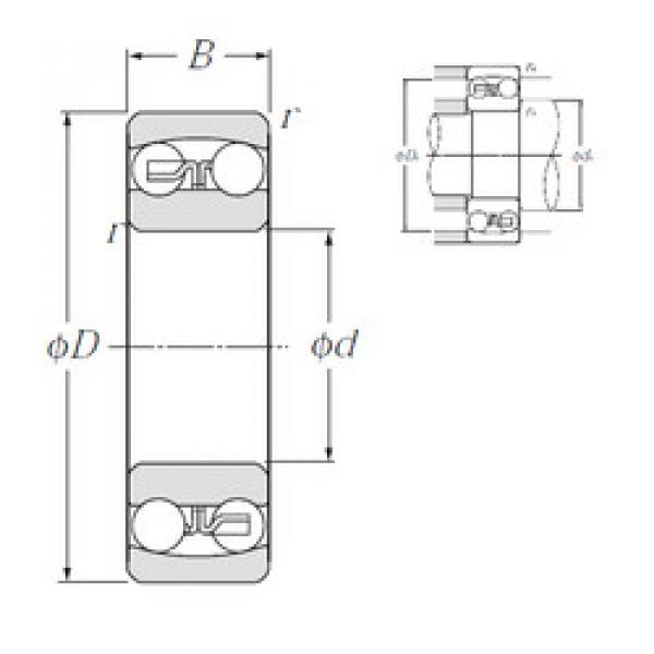 Self-Aligning Ball Bearings 1200S NTN #1 image