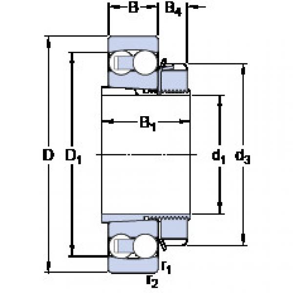 Self-Aligning Ball Bearings 1204 EKTN9 + H 204 SKF #1 image