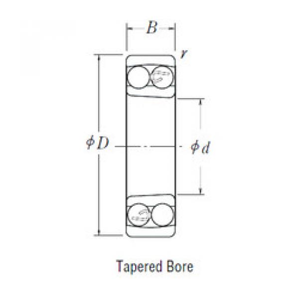 Self-Aligning Ball Bearings 1206 K NSK #1 image