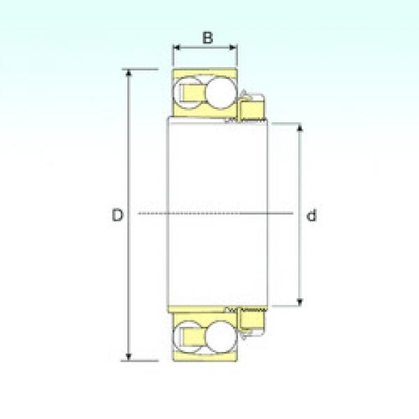 Self-Aligning Ball Bearings 1204 KTN9+H204 ISB #1 image