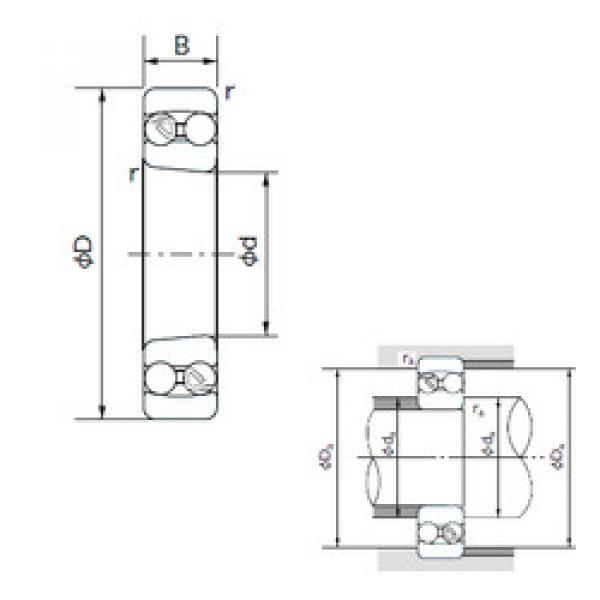 Self-Aligning Ball Bearings 1204K NACHI #1 image