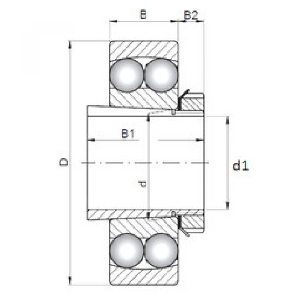 Self-Aligning Ball Bearings 1206K+H206 CX #1 image