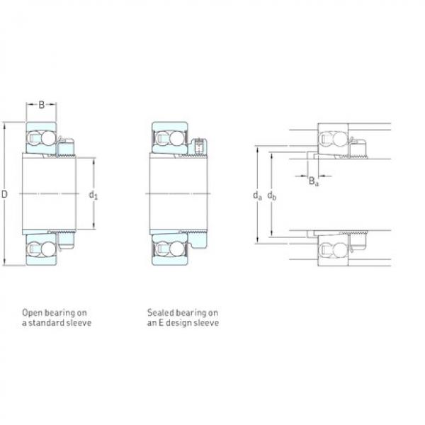 Self-Aligning Ball Bearings 1208EKTN9+H208 SKF #1 image