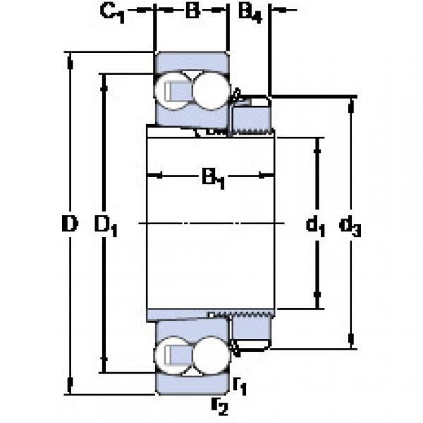 Self-Aligning Ball Bearings 1322 KM + H 322 SKF #1 image