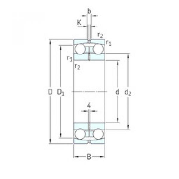 Self-Aligning Ball Bearings 13036 SKF #1 image