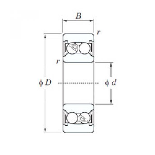 Self-Aligning Ball Bearings 2202-2RS KOYO #1 image