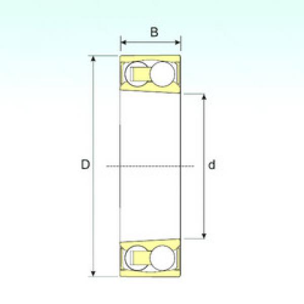 Self-Aligning Ball Bearings 2205-2RSKTN9 ISB #1 image