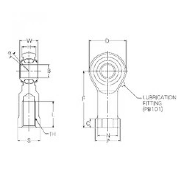 Self-Aligning Ball Bearings PBR10FN NMB #1 image