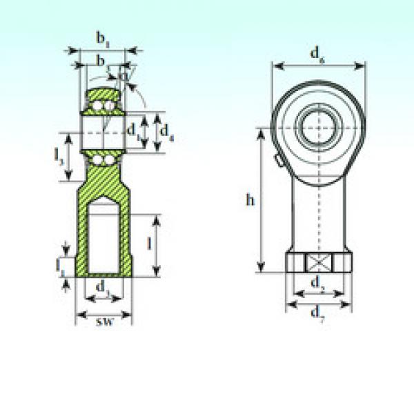 Self-Aligning Ball Bearings TSF 06 BB ISB #1 image