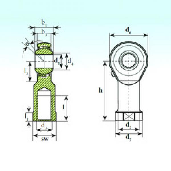 Self-Aligning Ball Bearings TSF 06 BB-O ISB #1 image