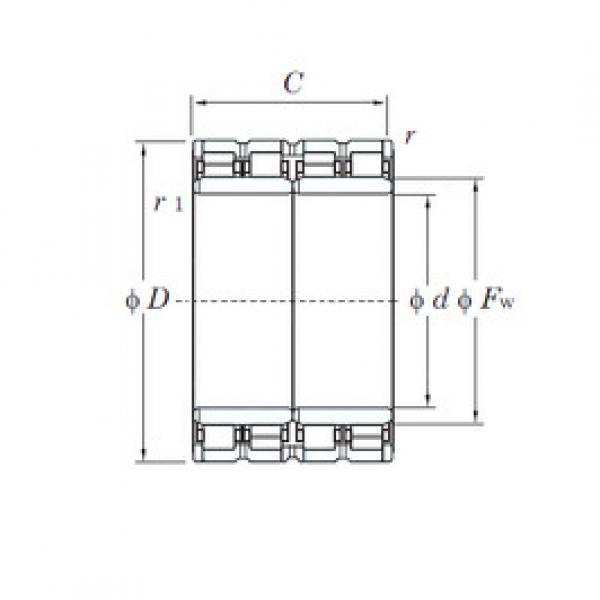 Cylindrical Roller Bearings 112FC80600 KOYO #1 image