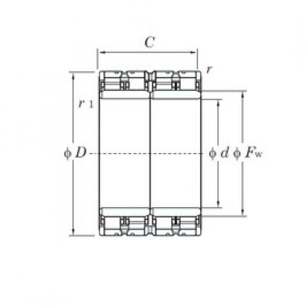 Cylindrical Roller Bearings 4CR760A KOYO #1 image