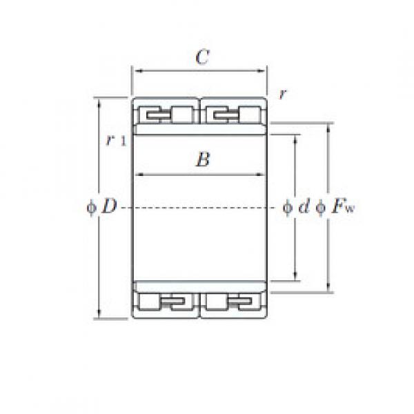 Cylindrical Roller Bearings 23FC1690 KOYO #1 image