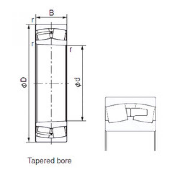 Cylindrical Roller Bearings 22205AEXK NACHI #1 image