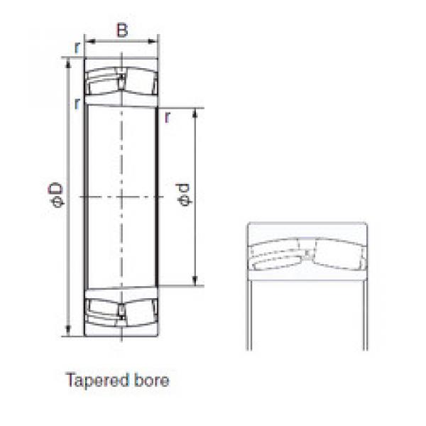 Cylindrical Roller Bearings 24024AXK30 NACHI #1 image