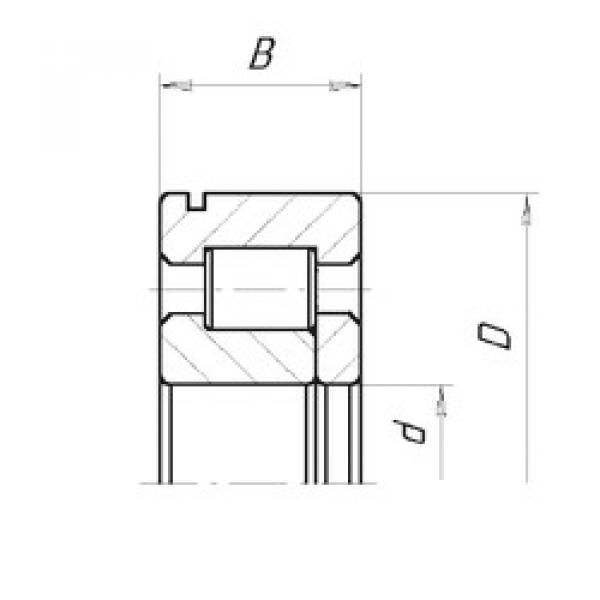 cylindrical bearing nomenclature NUPK2205S6NC3 NACHI #1 image