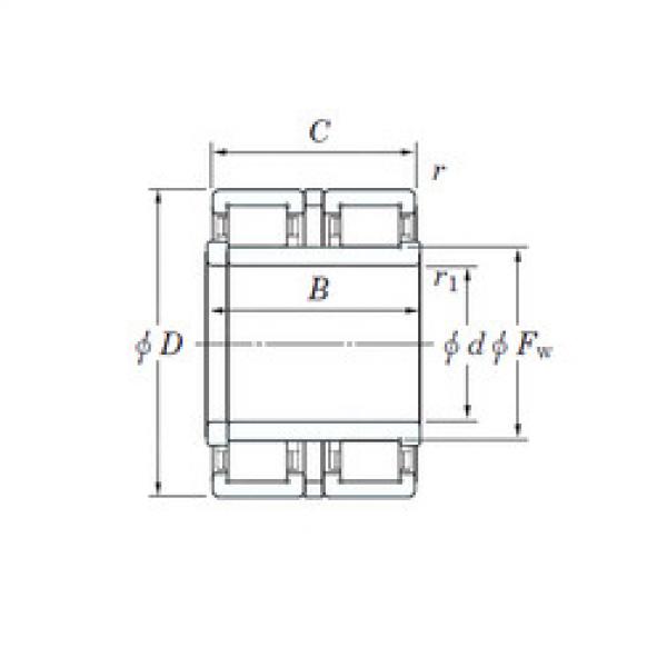 Cylindrical Roller Bearings 2CR120A KOYO #1 image