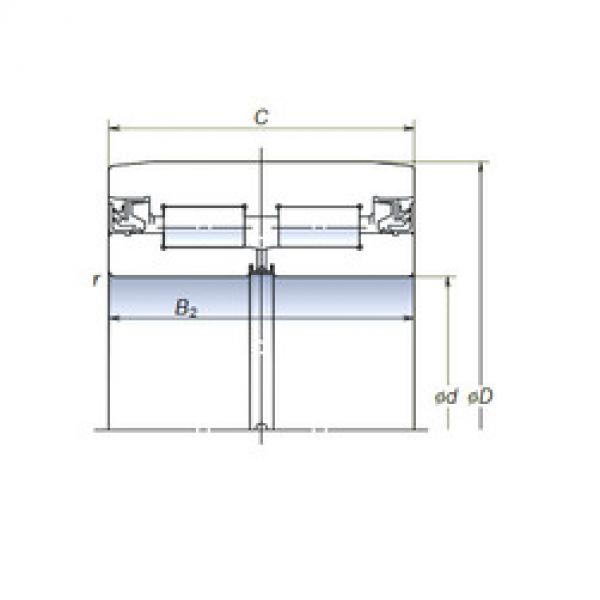 Cylindrical Roller Bearings 2J120-14 NSK #1 image