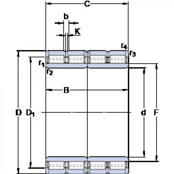 Cylindrical Roller Bearings BC4B 326366/HB1 SKF #1 image