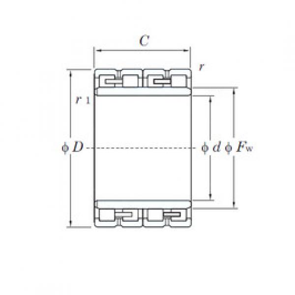 Cylindrical Roller Bearings 68FC45250BW KOYO #1 image