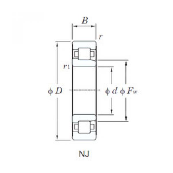 Cylindrical Bearing NJ213R KOYO #1 image