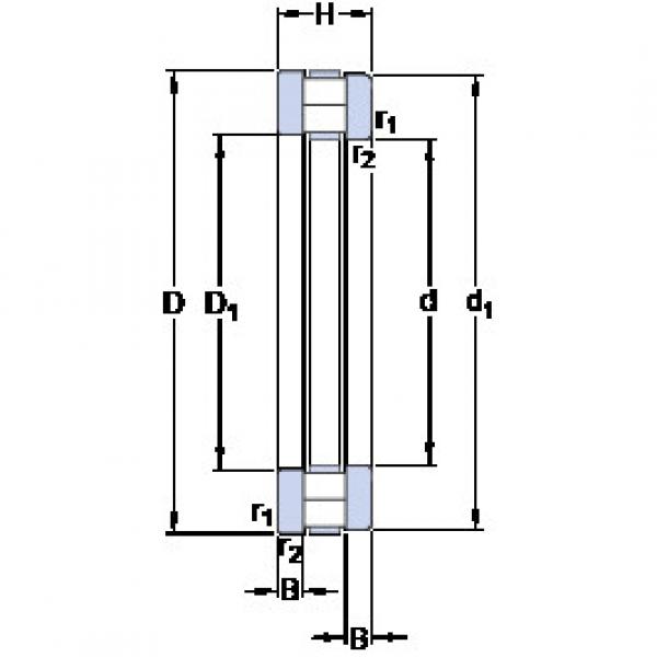 thrust ball images bearings 89322 M SKF #1 image