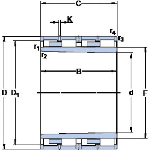 Cylindrical Roller Bearings BC4B 457939 VAA SKF #1 image