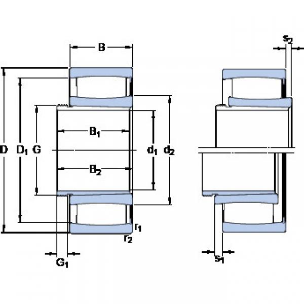 Cylindrical Roller Bearings C 2209 KV + AH 309 SKF #1 image