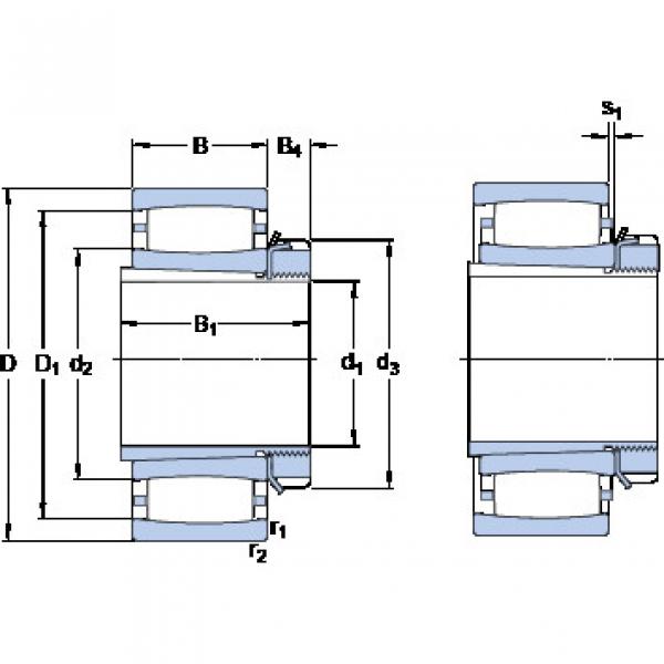 Cylindrical Roller Bearings C 2318 K + H 2318 SKF #1 image