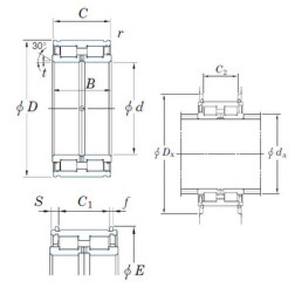 Cylindrical Roller Bearings DC5008NR KOYO #1 image