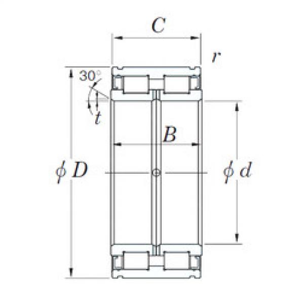 Cylindrical Roller Bearings DC5008N KOYO #1 image