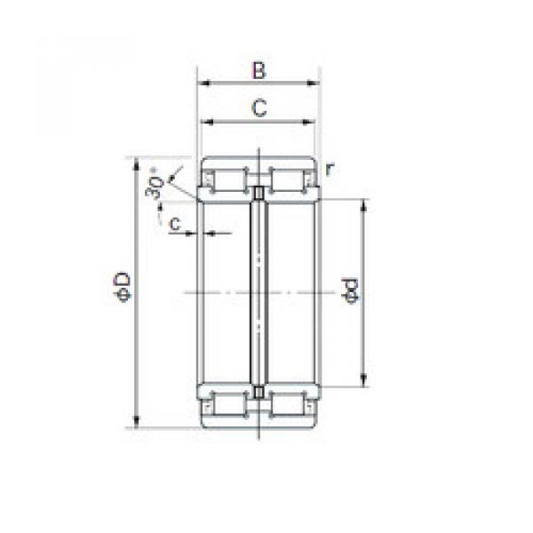 Cylindrical Roller Bearings E5008 NACHI #1 image